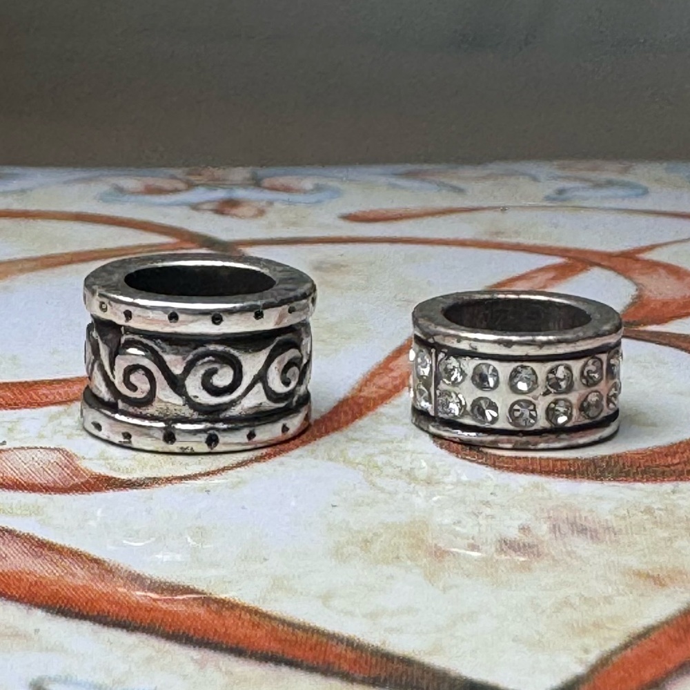 Brighton Silver Charm Spacers for Bracelets or Necklaces